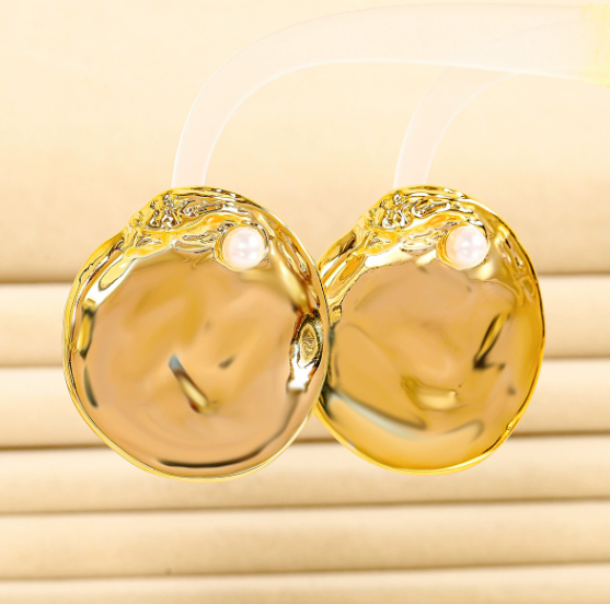 Gold Hoop Earrings Set - 6 Pairs 14K Gold Plated Hoops, Sizes 10mm-40mm, Hypoallergenic, Lightweight, for Women & Girls, Gift Box