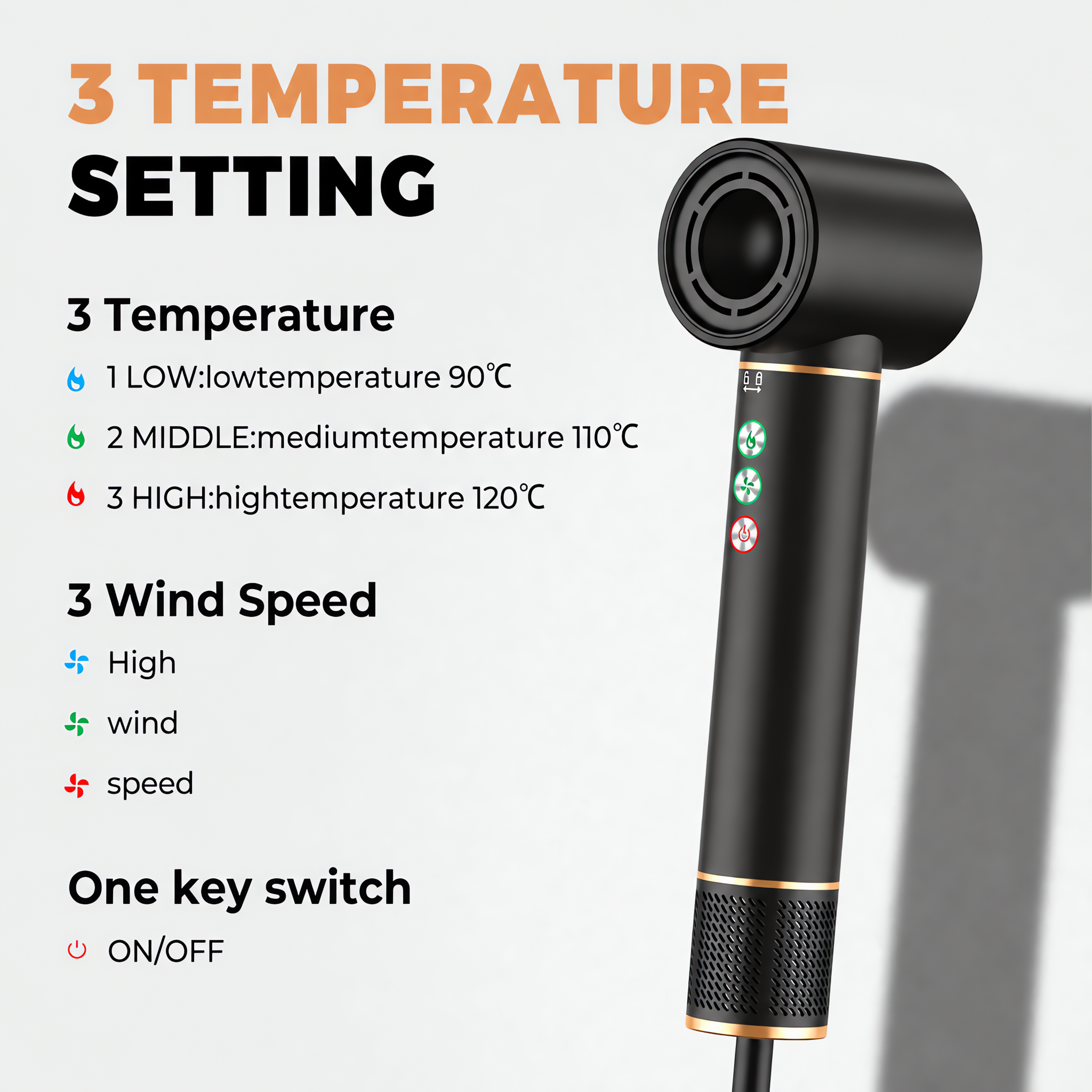 5-in-1 Professional Air Styler & Hair Dryer Set - Multi-Functional Auto-Wrap Curler, Straightener & Volumizer with Coanda Technology - Negative Ion & Heat Control image 8
