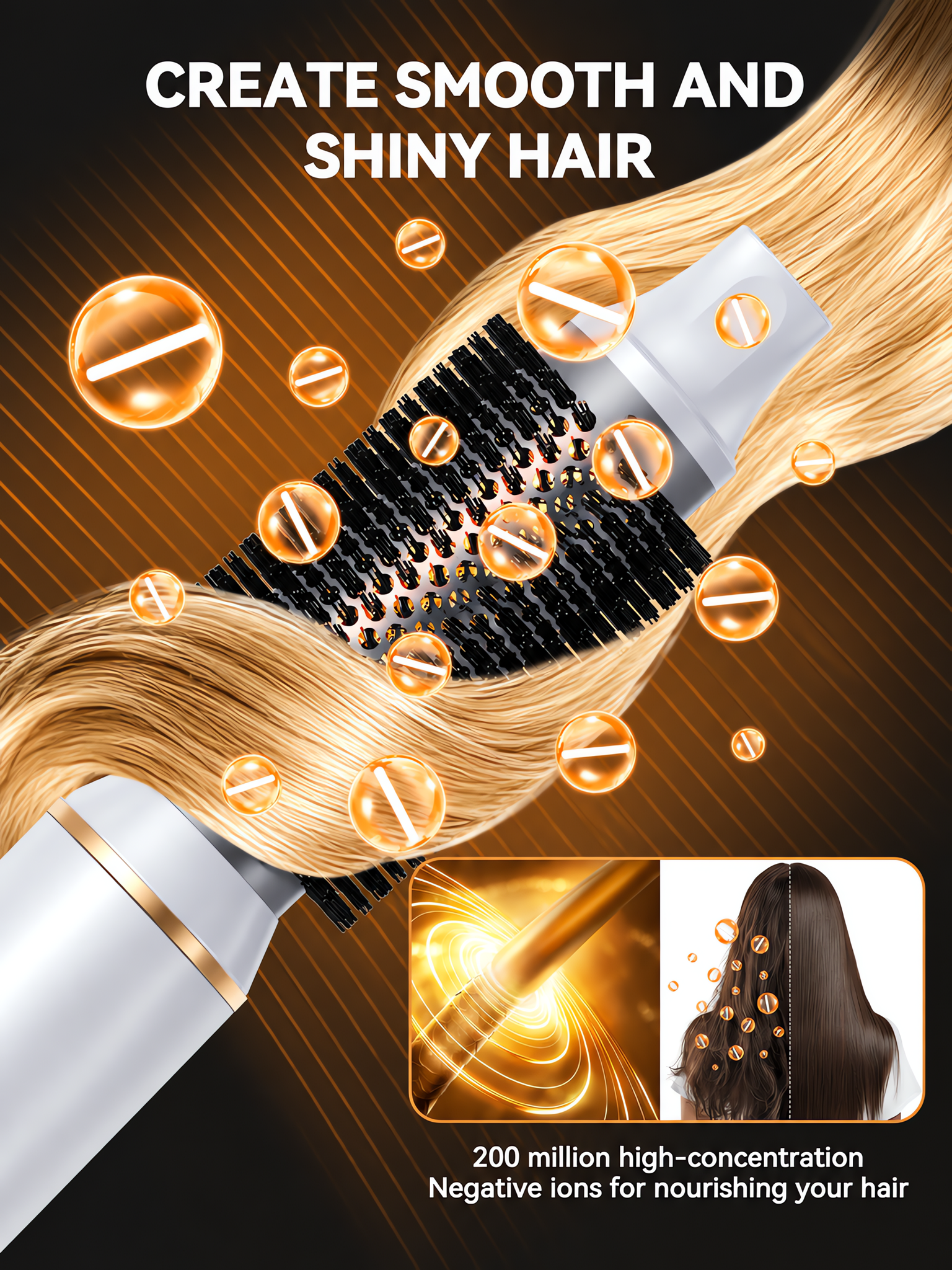  5-in-1 High-Speed Air Styler & Hair Dryer Set with Coanda Auto-Wrap Curler, 200M Negative Ions & 5 Interchangeable Styling Attachments image 8