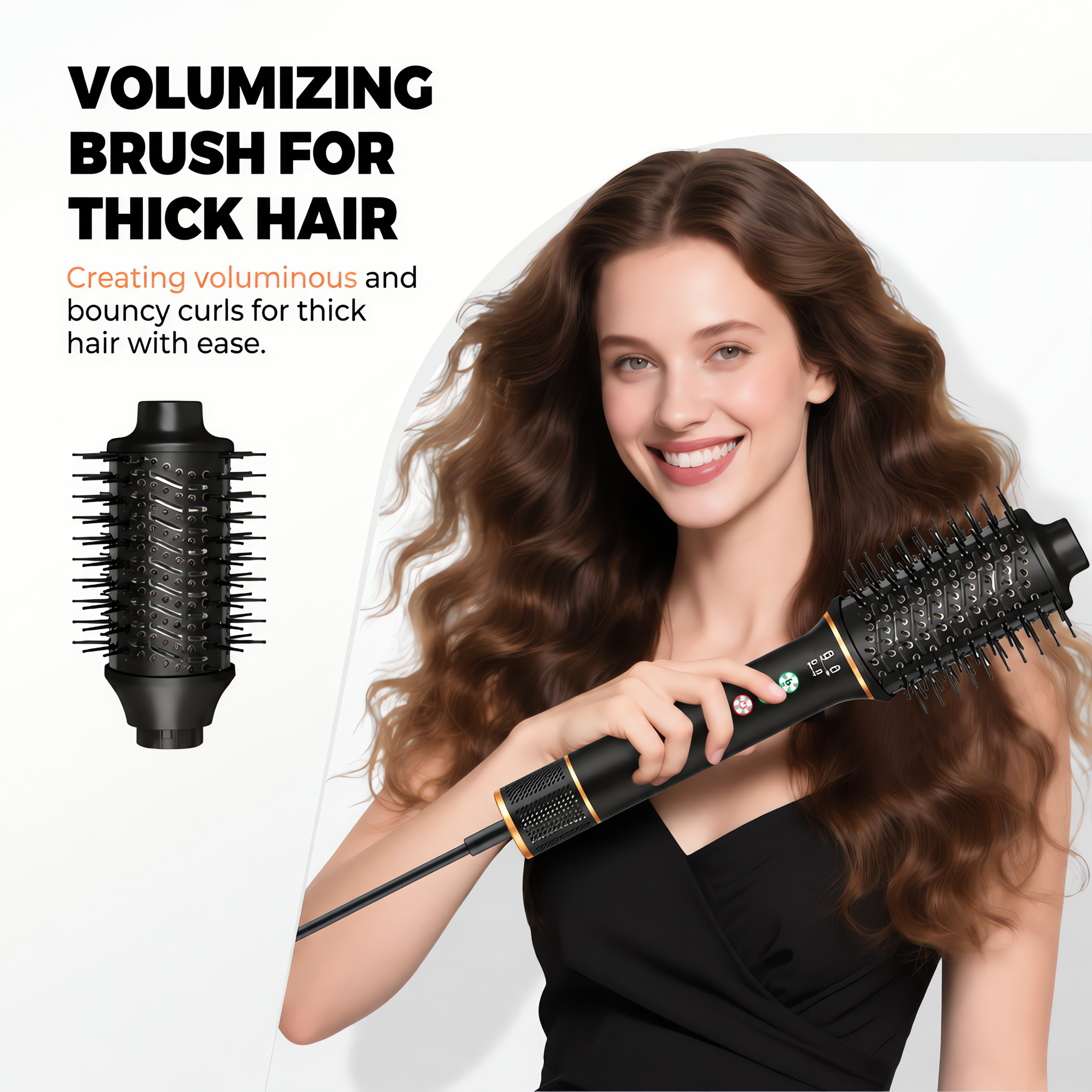 5-in-1 Professional Air Styler & Hair Dryer Set - Multi-Functional Auto-Wrap Curler, Straightener & Volumizer with Coanda Technology - Negative Ion & Heat Control image 4
