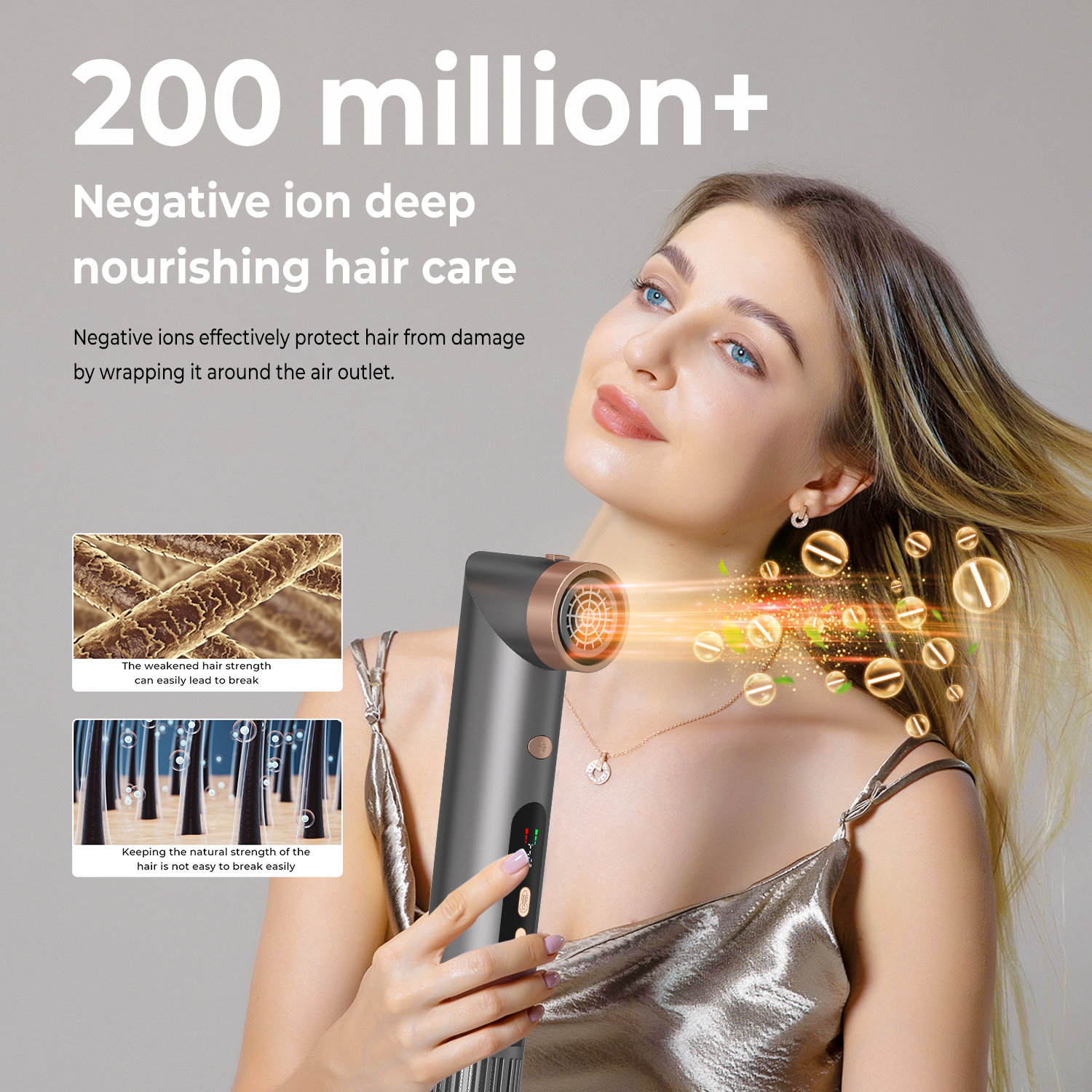 7-in-1 High-Speed Air Styler & Hair Dryer with 110,000 RPM Motor, Coanda Auto-Wrap Curler & 200M Negative Ions image 4