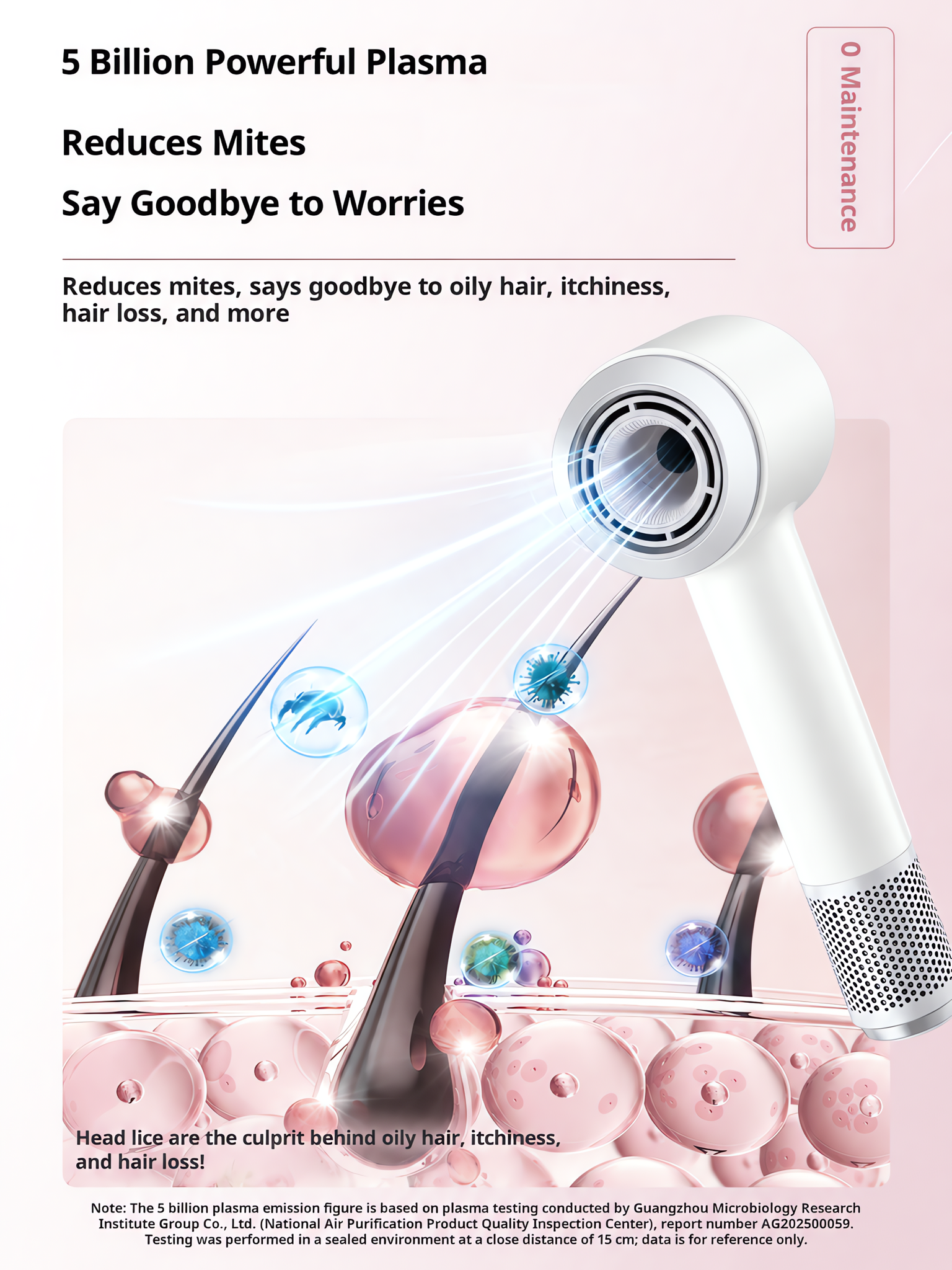 MY87PRO MAX High-Speed Hair Dryer with 1.8" LCD Touch Screen, 110,000 RPM Brushless Motor, AI Smart Temp Control & 1B Plasma Hair Care (1600W) &nbsp;  image 5