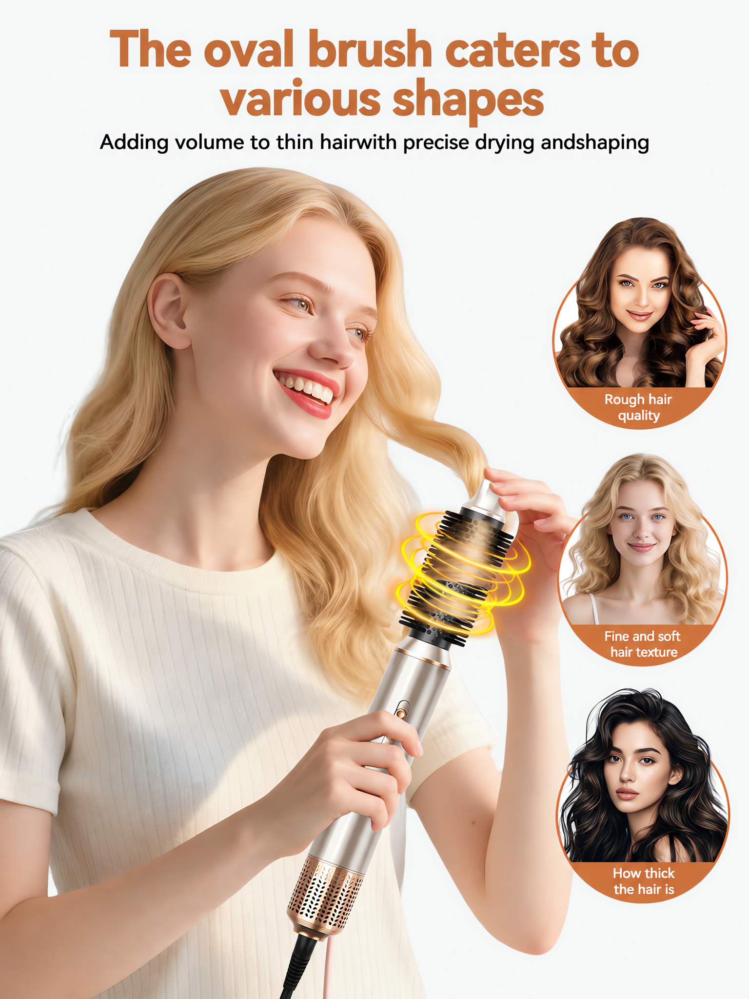  5-in-1 High-Speed Air Styler & Hair Dryer Set with Coanda Auto-Wrap Curler, 200M Negative Ions & 5 Interchangeable Styling Attachments image 5
