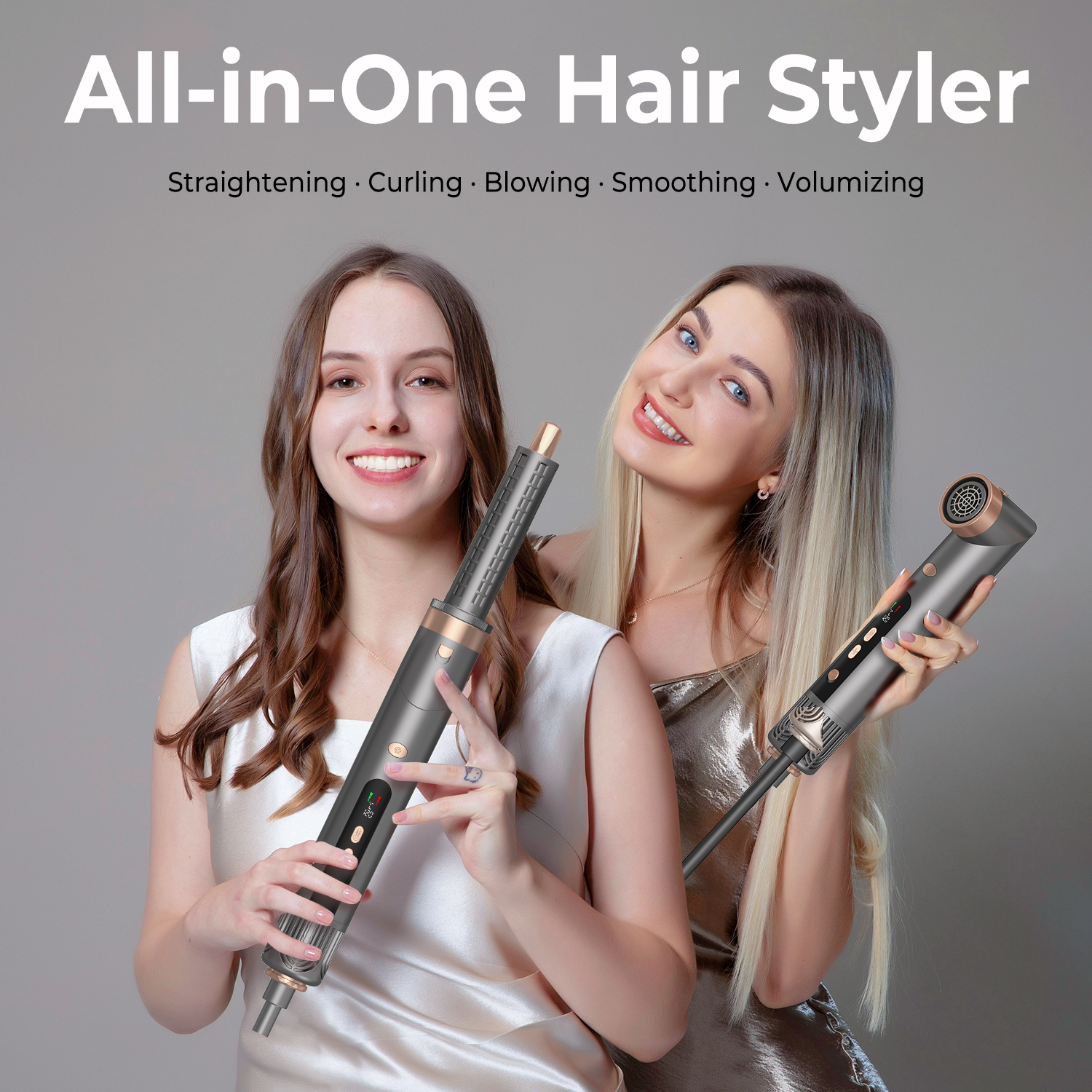 7-in-1 High-Speed Air Styler & Hair Dryer with 110,000 RPM Motor, Coanda Auto-Wrap Curler & 200M Negative Ions image 3