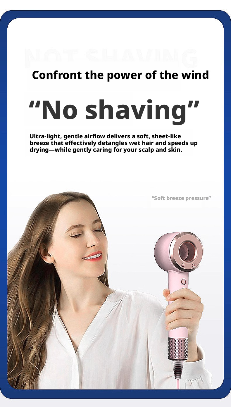 rofessional High-Speed Hair Dryer with 110,000 RPM Brushless Motor &ndash; 1400W Negative Ionic Blow Dryer for Fast Drying & Heat Protection image 2